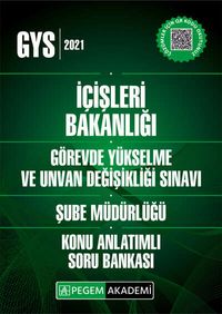 İçişleri Bakanlığı Görevde Yükselme Ve Unvan Değişikliği Sınavı Şube Müdürlüğü Konu Anlatımlı Soru Bankası