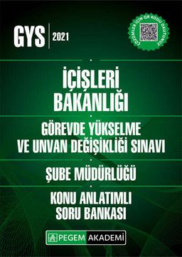 İçişleri Bakanlığı Görevde Yükselme Ve Unvan Değişikliği Sınavı Şube Müdürlüğü Konu Anlatımlı Soru Bankası