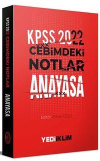 2022 KPSS Cebimdeki Notlar Anayasa Kitapçığı
