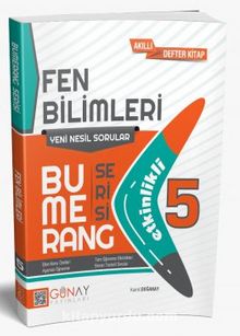 5. Sınıf Bumerang Serisi Fen Bilimleri Akıllı Defter Kitap - Kolektif