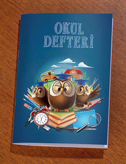 A5 Okul Defteri (Lacivert)