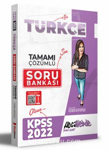 2022 KPSS Türkçe Tamamı Çözümlü Soru Bankası - Ceren Ertopçu