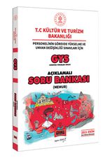 GYS T.C Kültür ve Turizm Bakanlığı Personelinin Görevde Yükselme ve Unvan Değişikliği Sınavları İçin Memur Açıklamalı Soru Bankası
