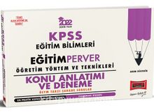 2022 KPSS Eğitim Bilimleri EğitimPerver Öğretim Yöntem ve Teknikleri Konu Anlatımı ve Deneme - Adem Gültekin