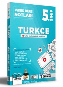 2022 5.Sınıf Türkçe Video Ders Notları (Konu Anlatımı) - Haluk Seyit