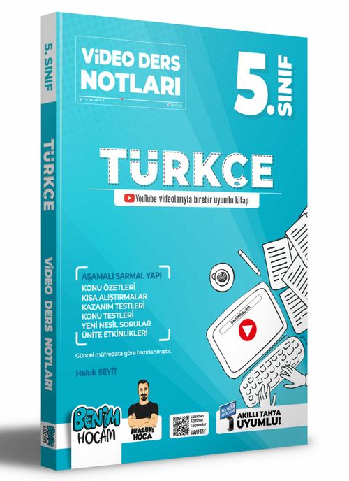 2022 5.Sınıf Türkçe Video Ders Notları (Konu Anlatımı) 