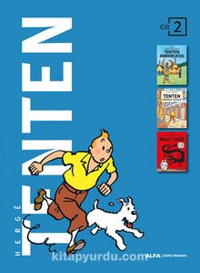 Tenten Cilt: 2 (Ciltli) & Tenten Amerika'da - Tenten Firavunun Puroları - Mavi Lotus - Herge