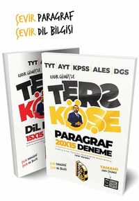 Tüm Sınavlar İçin ''Ters Köşe'' Çevir Paragraf Çevir Dil Bilgisi Denemeleri 