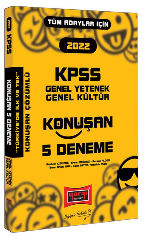 2022 KPSS Genel Yetenek Genel Kültür Konuşan 5 Deneme