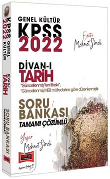 2022 KPSS Genel Kültür Divan-ı Tarih Tamamı Çözümlü Soru Bankası - Mehmet Sürek