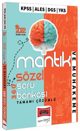 2022 KPSS ALES DGS YKS Tamamı Çözümlü Sözel Mantık ve Muhakeme 360 Soru Bankası