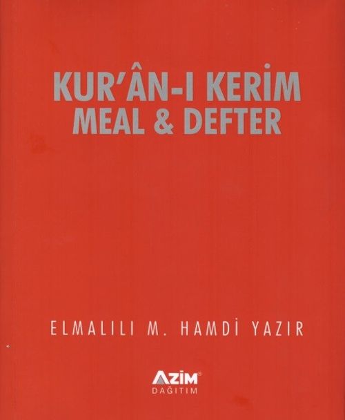Kur'an-ı Kerim Meal ve Defter