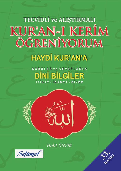 Tecvidli ve Alıştırmalı Kur'an-ı Kerim Öğreniyorum & Haydi Kur'an'a (Sorular ve Cevaplarla) - Dini Bilgiler (İtikat,İbadet, Siyer)