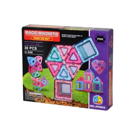 Magnetik 30 Parça Kare Üçgen(92493)