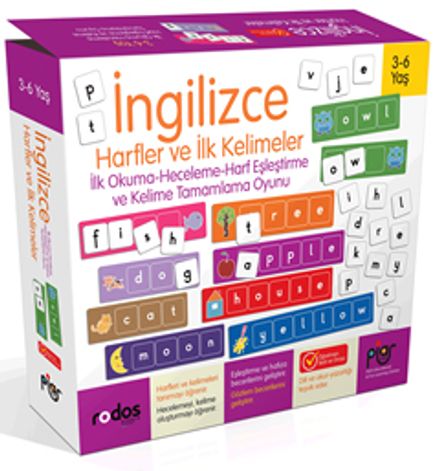 İngilizce Harfler ve İlk Kelimeler