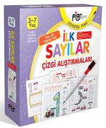 İlk Sayılar Çizgi Alıştırmaları / Yaz-Sil-Tekrar Yaz
