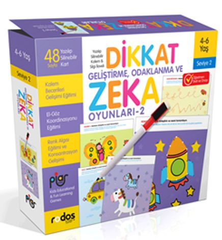 Dikkat Geliştirme Odaklanma ve Zeka Oyunları (Seviye 2)