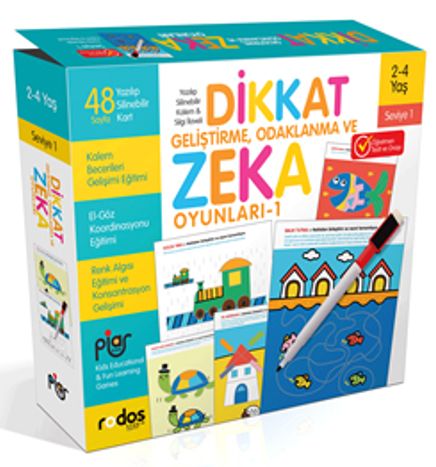 Dikkat Geliştirme Odaklanma ve Zeka Oyunları (Seviye 1)