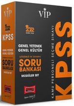 2022 KPSS Genel Yetenek Genel Kültür Vip Çözümlü ve Cevaplı Modüler Soru Bankası Seti (5 Kitap)