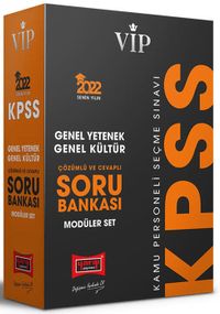 2022 KPSS Genel Yetenek Genel Kültür Vip Çözümlü ve Cevaplı Modüler Soru Bankası Seti (5 Kitap)