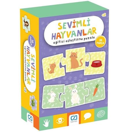 Ca Games Sevimli Hayvanlar Eğitici Eşleştirme Oyunu(42842)