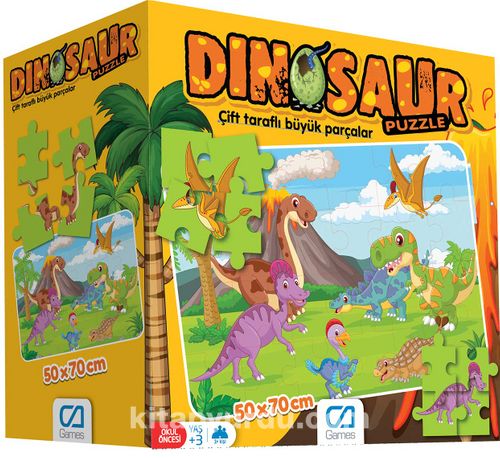 Ca Games Dınosaur Çift Taraflı Puzzle(43160) - Fiyatı, Yorumları