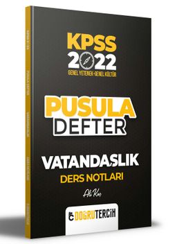 2022 KPSS Vatandaşlık Pusula Defter Ders Notları 