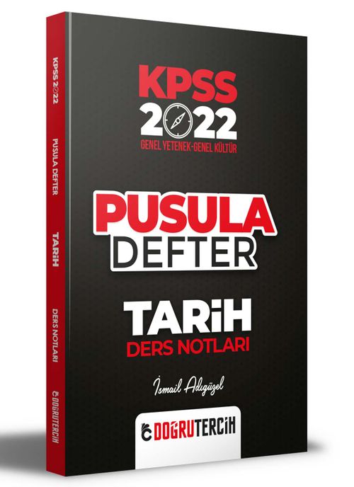 2022 KPSS Tarih Pusula Defter Ders Notları
