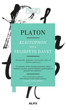 Kleitophon veya Felsefeye Davet - Platon(Eflatun)