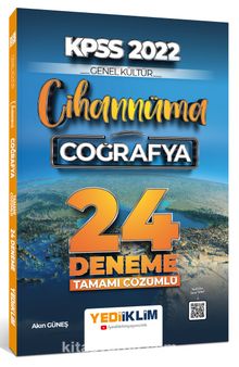 2022 KPSS Cihannüma Genel Kültür Coğrafya Tamamı Çözümlü 24 Deneme - Kolektif