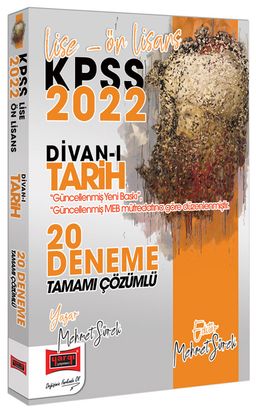 2022 KPSS Lise Ön Lisans Divanı Tarih Tamamı Çözümlü 20 Deneme