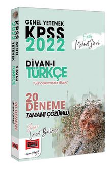 2022 KPSS Genel Yetenek Divanı Türkçe Tamamı Çözümlü 20 Deneme - Levent Balkesen