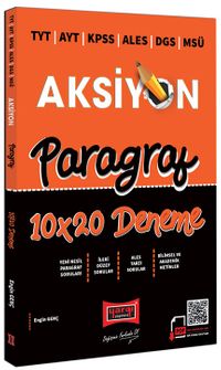 2022 TYT AYT KPSS ALES DGS MSÜ Aksiyon Paragraf 10x20 Deneme