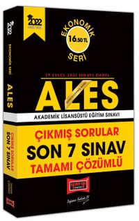 2022 ALES Ekonomik Seri Son 7 Sınav Tamamı Çözümlü Çıkmış Sorular