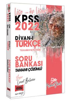 2022 KPSS Lise Ön Lisans Divanı Türkçe Tamamı Çözümlü Soru Bankası - Levent Balkesen