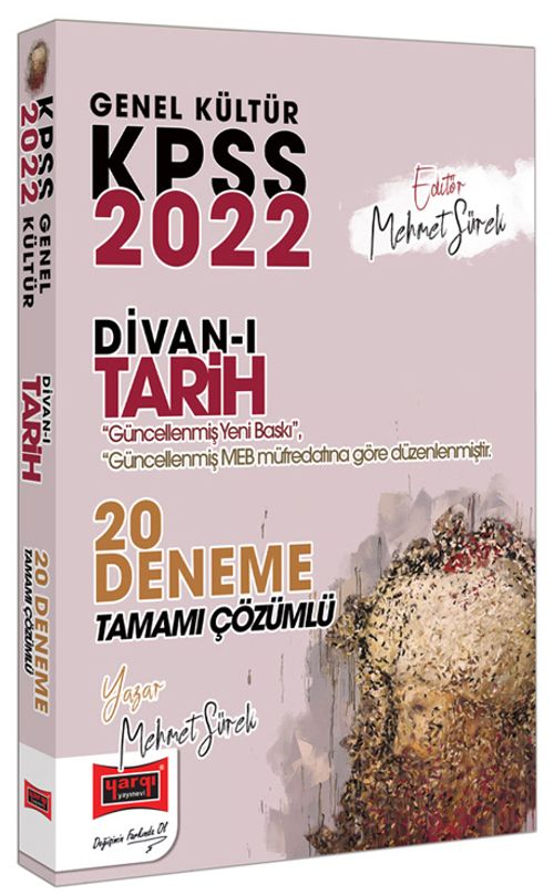2022 KPSS Genel Kültür Divanı Tarih Tamamı Çözümlü 20 Deneme