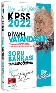 2022 KPSS Lise Ön Lisans Divanı Vatandaşlık Tamamı Çözümlü Soru Bankası - Sait Zaman