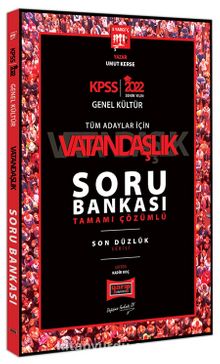 2022 KPSS Genel Kültür Tüm Adaylar İçin Son Düzlük 5 Yargıç Tamamı Çözümlü Vatandaşlık Soru Bankası - Umut Kerse