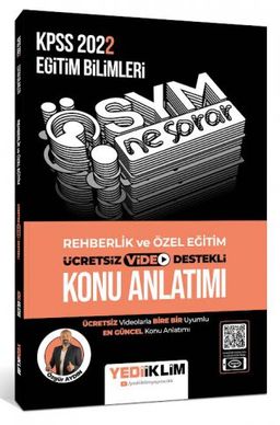 2022 KPSS Ösym Ne Sorar Rehberlik ve Özel Eğitim Video Destekli Konu Anlatımı