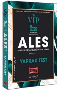 2022 ALES VIP Yaprak Test