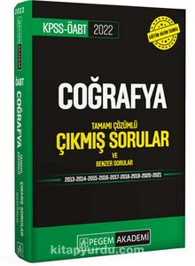 2022 ÖABT Coğrafya Tamamı Çözümlü Çıkmış Sorular ve Benzer Sorular - Kolektif