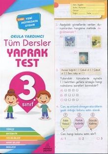 3. Sınıf Tüm Dersler Yaprak Test 