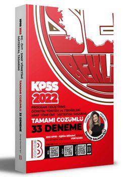 2022 KPSS Eğitim Bilimleri Program Geliştirme - ÖYT - Sınıf Yönetimi - Materyal Tasarımı Tamamı Çözümlü 33 Deneme