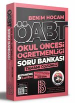 2022 ÖABT Okul Öncesi Öğretmenliği Tamamı Çözümlü Soru Bankası 5 Deneme İlaveli 