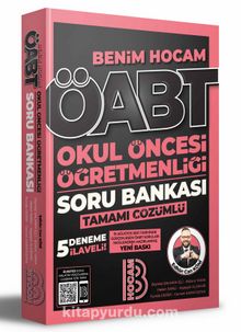 2022 ÖABT Okul Öncesi Öğretmenliği Tamamı Çözümlü Soru Bankası 5 Deneme İlaveli - Can Köni