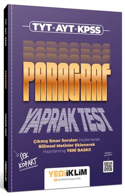 TYT-AYT-KPSS Paragraf Çek Kopart Yaprak Test