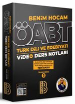 2022 ÖABT Türk Dili ve Edebiyatı Öğretmenliği Video Ders Notları 