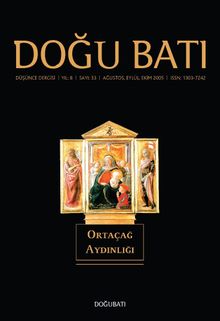 Doğu Batı Sayı: 33 Ağustos, Eylül, Ekim 2005 (Üç Aylık Düşünce Dergisi)