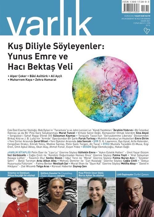 Varlık Edebiyat ve Kültür Dergisi Sayı: 1370 Kasım 2021