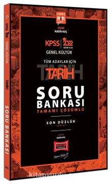 2022 KPSS Genel Kültür Tüm Adaylar İçin Son Düzlük 5 Yargıç Tamamı Çözümlü Tarih Soru Bankası - Kadir Koç